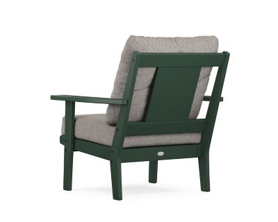 Image showing  Prairie Deep Seating Chair in Green/Weathered Tweed