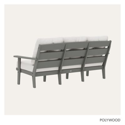 Image showing  Lakeside Deep Seating Sofa in Slate/Grey Linen