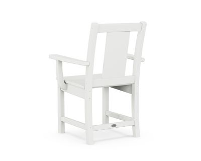 Image showing  Prairie 5-Piece Round Farmhouse Dining Set in White