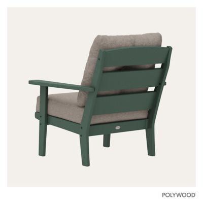 Image showing  Lakeside Deep Seating Chair in Green Tweed