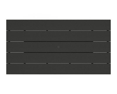 Image showing  Prairie 7 pc. Farmhouse Dining Set with Trestle Legs in Black