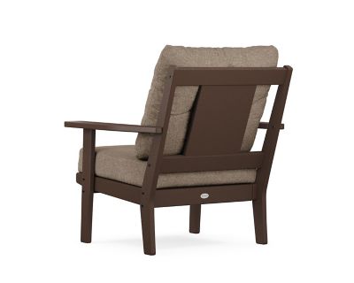 Image showing  Prairie Deep Seating Chair in Mahogany Spiced Burlap