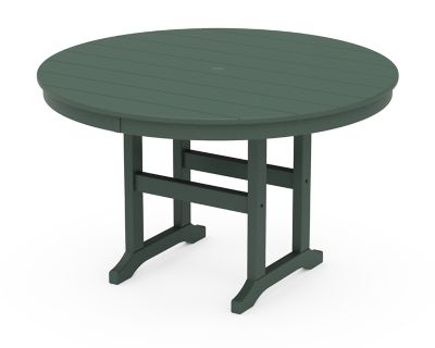 Image showing  Prairie 5-Piece Round Farmhouse Dining Set in Green