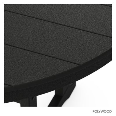 Image showing  Lakeside 5 pc. Round Farmhouse Dining Set, Black