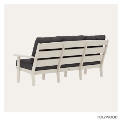 Image showing  Lakeside Deep Seating Sofa in Sand/Ash Charcoal