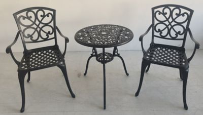 Nuu Garden Outdoor 3 pc. Aluminum Bistro Set