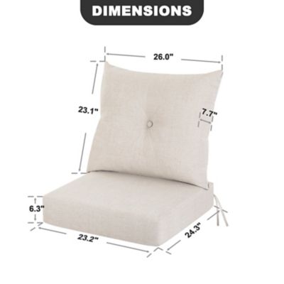 Image showing  Seat Back Cushion, Comfort Support for Chairs