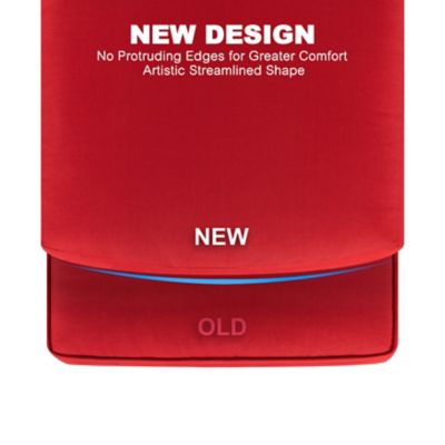 Image showing  Outdoor 18 x 20in. Red Chair Replacement Seat Cushions, 2 pk.