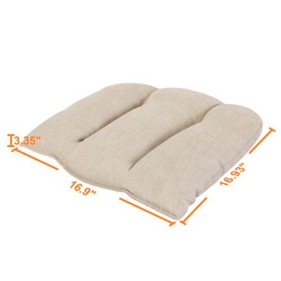 Image showing 5 th Nuu Garden Outdoor 17 x 17 x 3.35in. Throw Pillows, Olefin, 2 pk., Beige