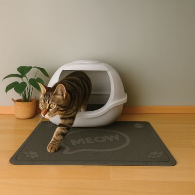Image showing  Grey F9523GY Paw-Fect Cat Litter Mat