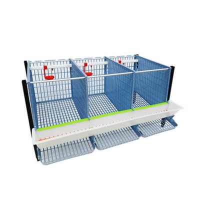 Image showing  Comfortplast Chicken Cage, 2 Layer H 15 in., 3 Section Per Layer