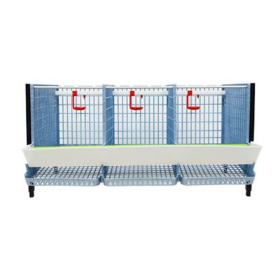 Image showing 2 th Hatching Time Comfortplast Partridge Cage, 4 Layer, 3 Section Per Layer