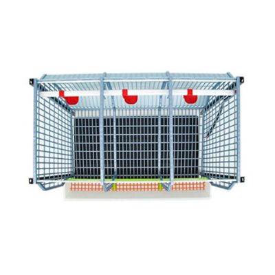 Image showing  Comfortplast Chicken Cage, 1 Layer H 22 in., 3 Section Per Layer