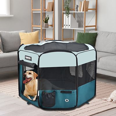 Image showing 5 th GOOPAWS Soft-Sided Dog & Cat Playpen