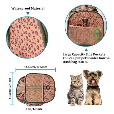 Image showing 4 th GOOPAWS Soft-Sided Airline-Approved Travel Dog & Cat Carrier, 19 in., PTC1911CHP