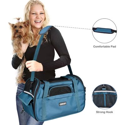 Image showing  Soft-Sided Dog & Cat Carrier Bag, 19 in., PBC8648DBU