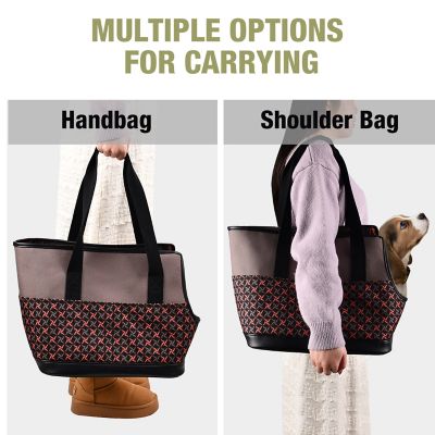 Image showing 5 th GOOPAWS Dog Purse Carrier, Khaki