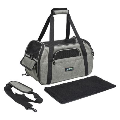 Image showing 3 th GOOPAWS Soft-Sided Dog & Cat Carrier Bag, 17L, PBC-8643SG