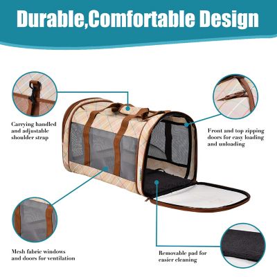 Image showing  Soft-Sided Airline-Approved Travel Dog & Cat Carrier, 19 in., PTC1911