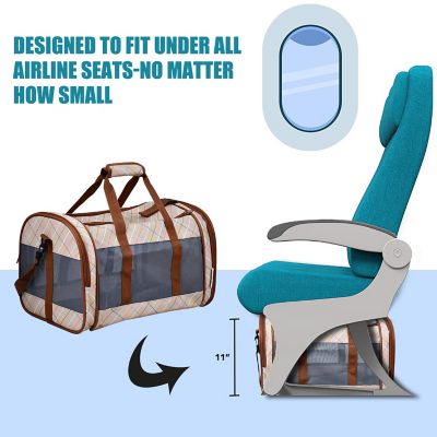 Image showing  Soft-Sided Airline-Approved Travel Dog & Cat Carrier, 19 in., PTC1911