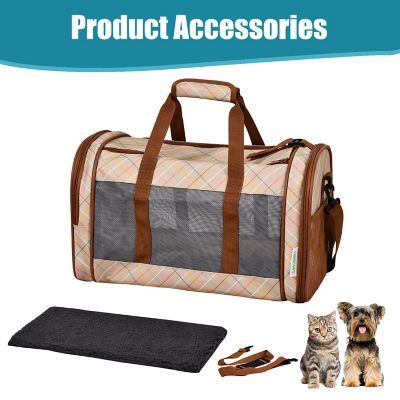 Image showing 5 th GOOPAWS Soft-Sided Airline-Approved Travel Dog & Cat Carrier, 19 in., PTC1911