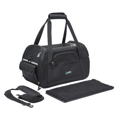 Image showing  Soft-Sided Dog & Cat Carrier Bag, Black, PBC8643BK
