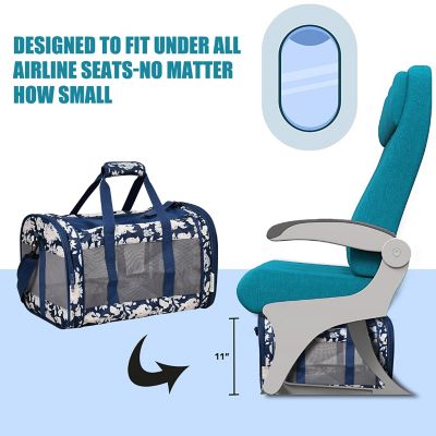 Image showing  Soft-Sided Airline-Approved Travel Dog & Cat Carrier, 19 in., PTC-1911BWF