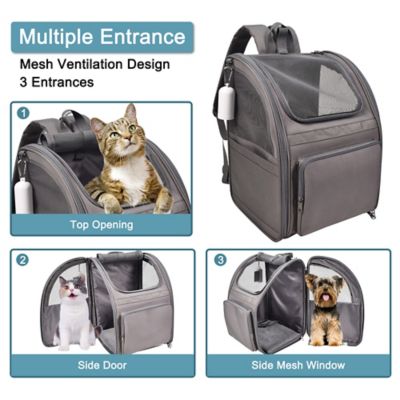 Image showing 5 th GOOPAWS Backpack Dog & Cat Carrier