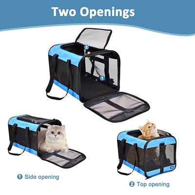 Image showing  Soft-Sided Airline Approved Bag Cat Carrier, 17L, PTC1711TQ