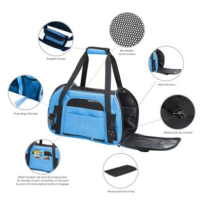 Image showing 4 th GOOPAWS Soft-Sided Dog & Cat Carrier Bag, PBC-8648T