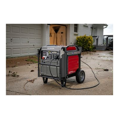 Image showing 8 th Honda Ultra Quiet EU7000iS 7000-Watt Electric Start Gasoline Powered Inverter Generator