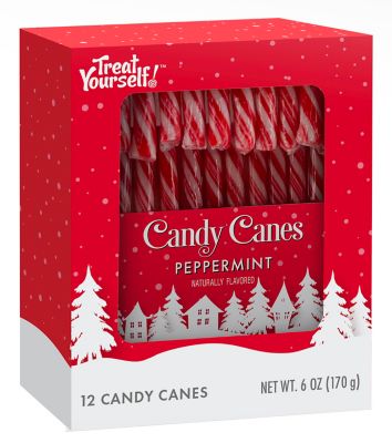Treat Yourself! Standard Size Candy Cane Peppermint, 12 ct.