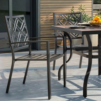 Image showing 2 th Nuu Garden 5 pc. Outdoor Iron Dining Set