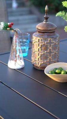 Image showing  Outdoor 5PCS Dining Set, Textilene, Powder-coated Iron Frame