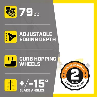 Image showing  9 in. 79cc Lawn Edger with Curb Hop Feature