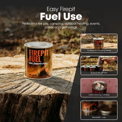 Image showing  3 hr Firepit Fuel Safe Wick, 8 pk.