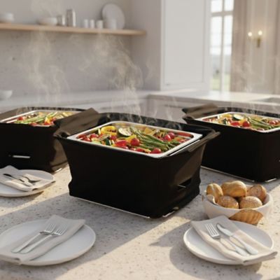 Image showing 5 th Alpha Living Chafing Dish Wind Guard 2 pk.