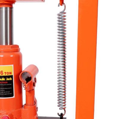 Image showing 7 th TMB 6 Ton Bottle Jack Shop Press with Gauge, Orange