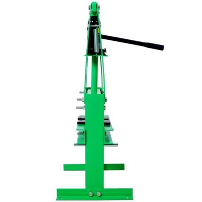 Image showing  6-Ton Benchtop Hydraulic A-Frame Shop Press with Press Plates, Green