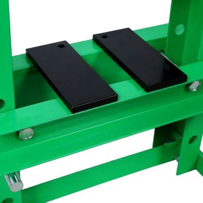 Image showing 6 th TMB 6-Ton Benchtop Hydraulic A-Frame Shop Press with Press Plates, Green