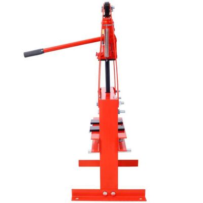 Image showing 3 th TMB 6-Ton Benchtop Hydraulic A-Frame Shop Press with Press Plates, Red