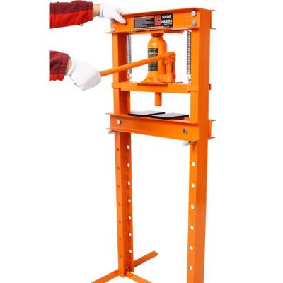 Image showing TMB 12-Ton Capacity Hydraulic Shop Press, Orange
