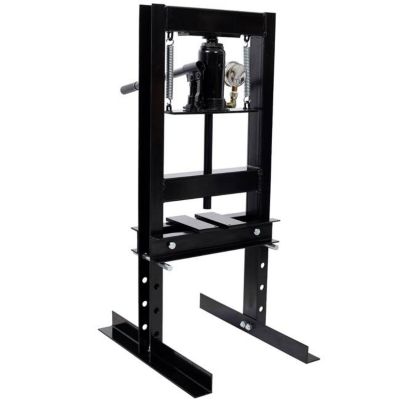 Image showing 2 th TMB 6 Ton Bottle Jack Shop Press with Gauge, Black