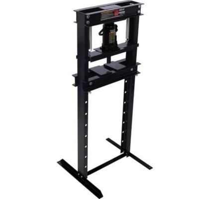 Image showing TMB 12-Ton Capacity Hydraulic Shop Press, Black