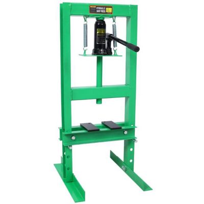 Image showing 1 th TMB 6 Ton Hydraulic Shop Press, Green