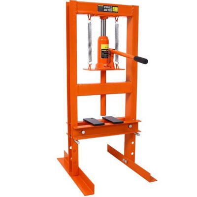 Tmb 6 Ton Hydraulic Shop Press, Orange