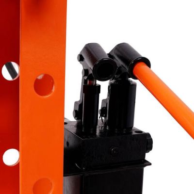 Image showing 6 th TMB 30 Ton Hydraulic Shop Press with Gauge, Orange