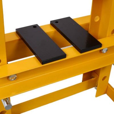 Image showing 7 th TMB 6-Ton Benchtop Hydraulic A-Frame Shop Press with Press Plates, Yellow
