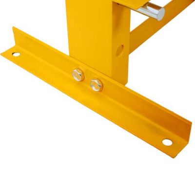 Image showing 8 th TMB 6-Ton Benchtop Hydraulic A-Frame Shop Press with Press Plates, Yellow