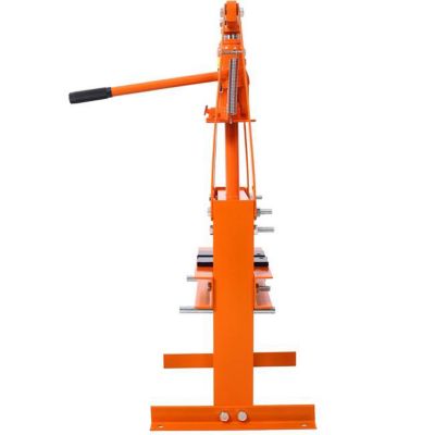 Image showing 4 th TMB 6-Ton Benchtop Hydraulic A-Frame Shop Press with Press Plates, Orange